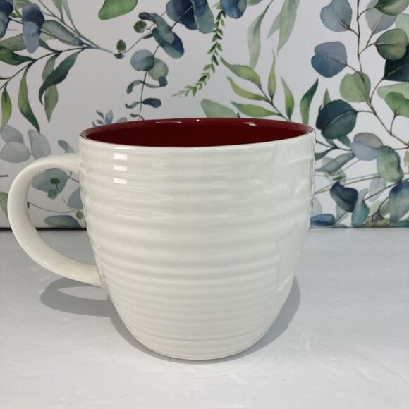 Starbucks 2010 Holiday Christmas Embossed Holly Red Berries‎ Coffee Tea Cup Mug - Picture 4 of 10